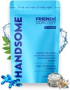 Przystojny, Marine Collagen Tablets Wzmocnione Aloe Vera, Zhydrolizowane Kolagen Suplementy dla mężczyzn, 60 Kapsułki na Pouch