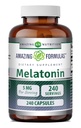 Amazing Melatonin Supplement Equipment 124; 5 Mg Per Serving Equipment 124; 240 Kapsułki Equipment 124; Non-GMO Equipment 124; Gluten Free Equipment 124; Made in USA