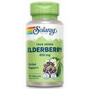 SOLARAY Elderberry Berry & Flower 450mg XI124; Wsparcie dla ogólnego dobrego samopoczucia podczas zimnych miesięcy XI124; z flawonoidami i związkami fenolowymi