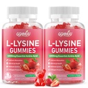L-Lysine Gummies 1000mg for Adults & Kids, Strawberry, 120 Count