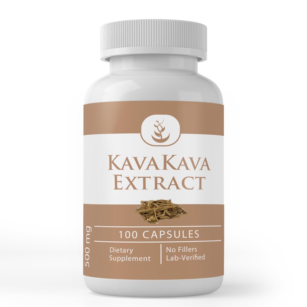 Ekstrakt Kava Kava, (100 kapsułek), brak dodatków lub wypełniaczy, zweryfikowane laboratorium