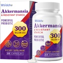 300 Miliard AFU Akkermansia Probiotyczne 124; Suplement GLP-1 dla kobiet i mężczyzn, Akkermansia Muciniphila dla GLP-1, Digestive, Gut, Immune, Enhances Gut Digestive Lining funkcja, Akka Superbiotyki - 60 Kaps