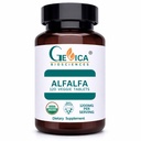 Alfalfa – USDA Organic, 1200 mg per Serving, Medicago Sativa Whole Herb, No Extract, NPOP & BioAgriCert Certified, 120 Vegan Tablets