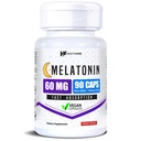 Melatonina 60 mg 124; 90 Kapsułek Veg 124; Formuła wysokiej mocy 124; Wegetarianin, Non-GMO, Gluten- Free 124; Made in USA
