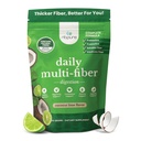nbpure Daily Fiber Powder Blend for Digestive Health, Cholesterol Support, Healthy Weight Management - with Prebiotic, Insoluble, Soluble Fiber + 4 Probiotic Strains, Coconut Lime, Gusset, 45 Servings
