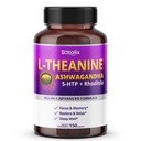 Sotalix L- Theanine Suplement z Ashwagandha 5- HTP + Rhodiola - Focus & Memory, Przywracanie i Relax, Jakość snu - USA Made & Tested (150 Count (Pack of 1))