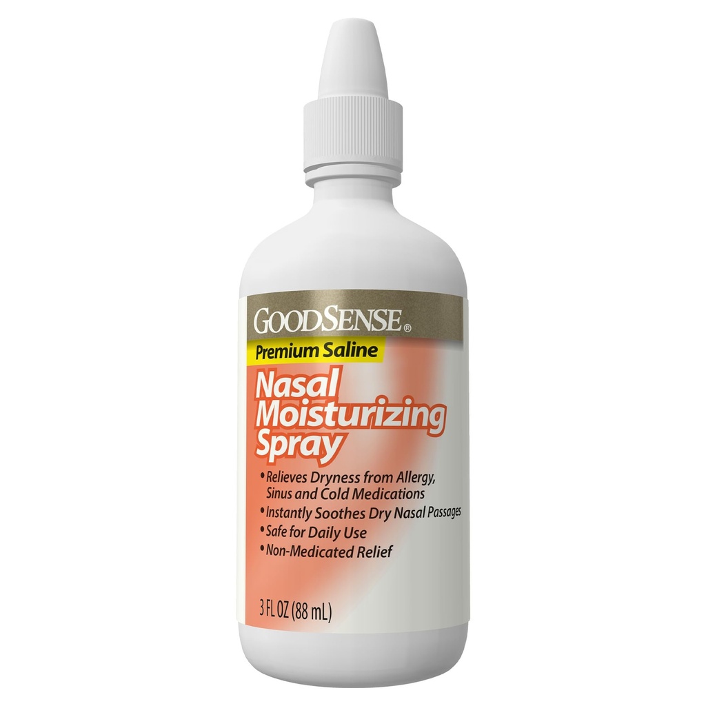 GoodSense Premium Saline Nasal Moisturizing Spray, 3 Fl Oz