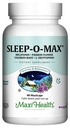 Maxi Zdrowie Dorośli Ziołowe Sleep- O- Max z Valerian Koot, Melatonina, Tryptofan, Passionflower - Natural Sleep Supplement - Calm Sleep Support Formuła