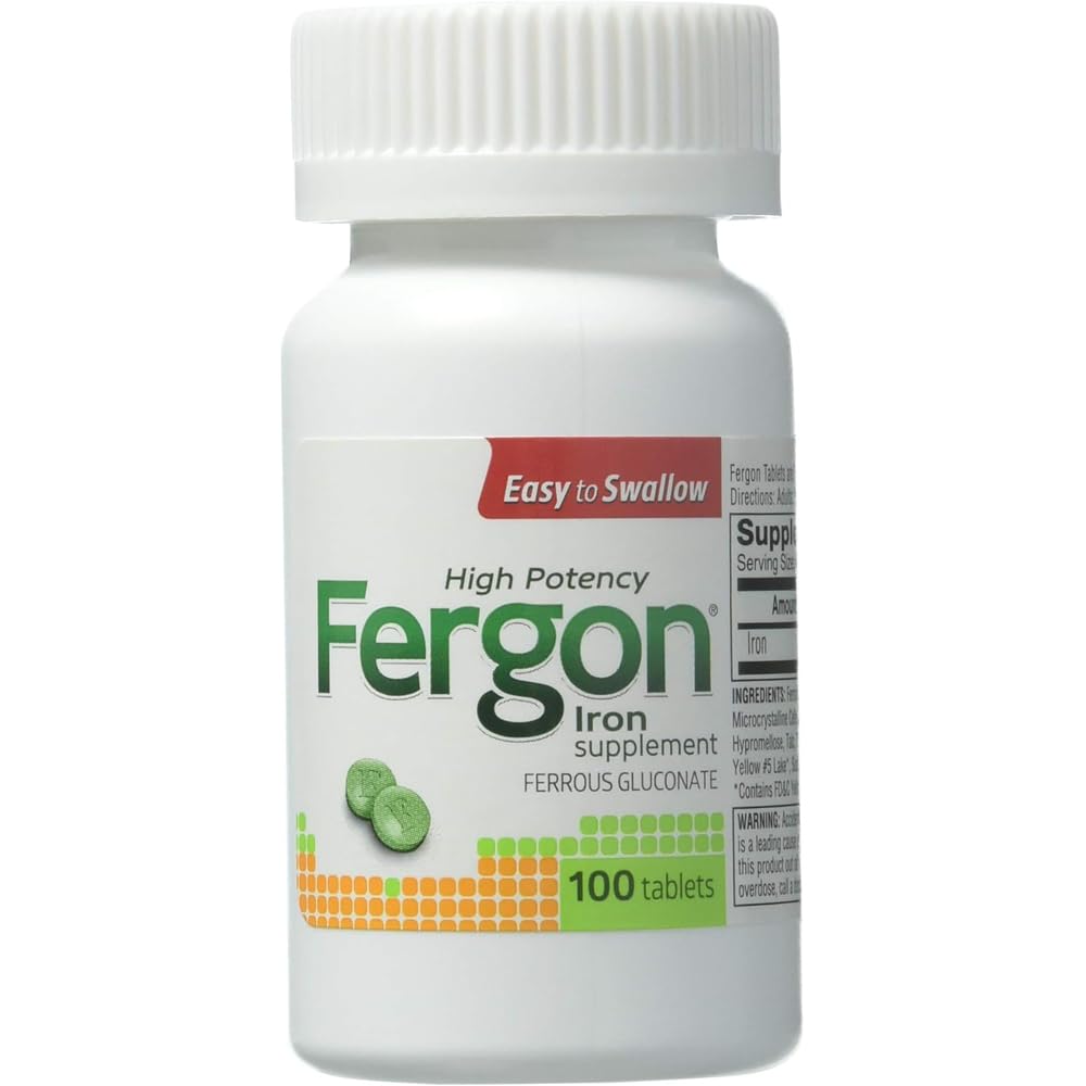 Fergon High Potency Żelaza Suplement, 100 Hrabia