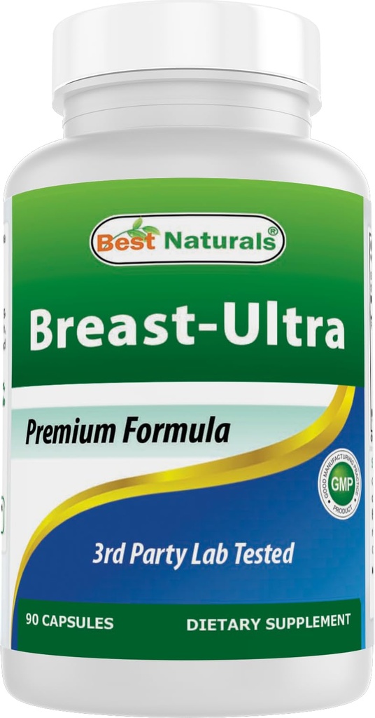 Najlepsze Naturals Breast- Ultra powiększenie piersi Pigułki 90 Kapsułki (90 Hrabia (Opakowanie po 1))