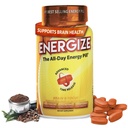 iSatori Energize Brain & Focus Caepture Pills - Szybkie działanie All Day Energy Pills, Brain Booster, Energy and Focus Supplement, Time Release Caepine Oznacza No Jitters, No Crash (60 tabletek)