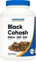 Nutricost Black Cohosh 540mg, 240 kapsułki - Non-GMO, Gluten Free
