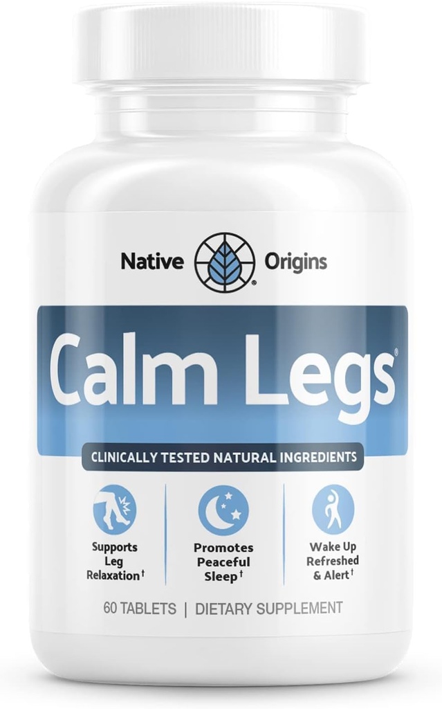 Natural for Natural Sartching, Crawling, Tingling i Agited Noga z żelaza, magnezu i Valerian Root (60 Tablets)...