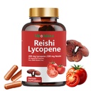Kapsułki likopenu - Suplement likopenu 200mg z Reishi Mushroom 200mg, Natural Tomato Extract Mushroom Kapsułki do immunologicznego wsparcia - Bez glutenu, Non-GMO