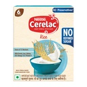 Nestlé CERELAC Baby Cereal Rice, No Refined Sugar STG-1, 300g