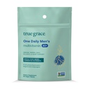 True Grace Men 's 40 + One Daily Multivitamin Fermented Minerals, Organic Adaptatogens & Mushrooms Whole Body Balance Immune, Endurance, Bone & Heart Supplement - Non-GMO - 90 Tabletki wegetariańskie