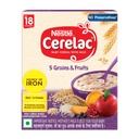 Nestlé CERELAC Baby Cereal 5 Grains & Fruits, STG-5, 300g