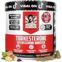 Old School Labs Testosteron Suplement dla mężczyzn - Max Pottency Tongkat Ali z BioPerine ® dla Max Wchłanianie, Wspomaga mięśnie, Siła, Recovery, Drive & Stamina - Turkesteron, 120 Kapsułki