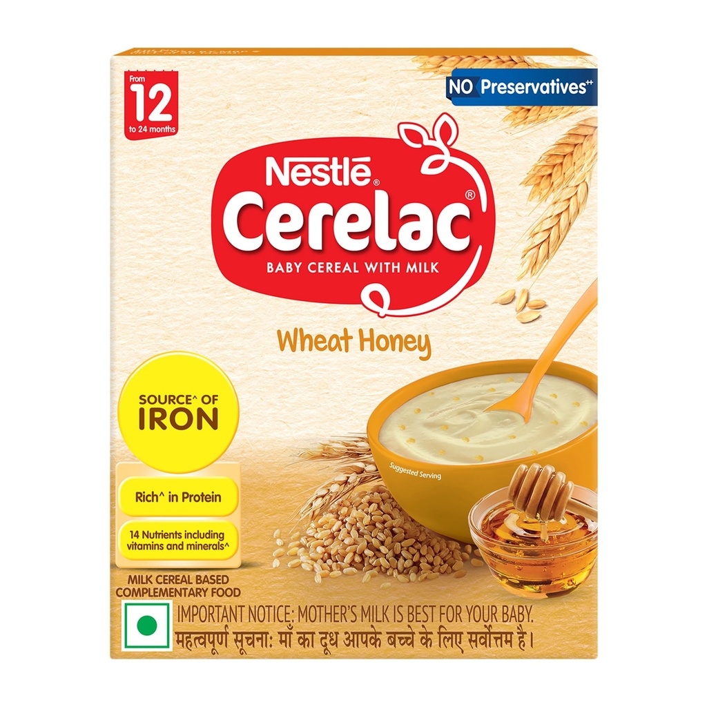 Nestlé CERELAC Baby Cereal Wheat Honey, STG-4, 300g