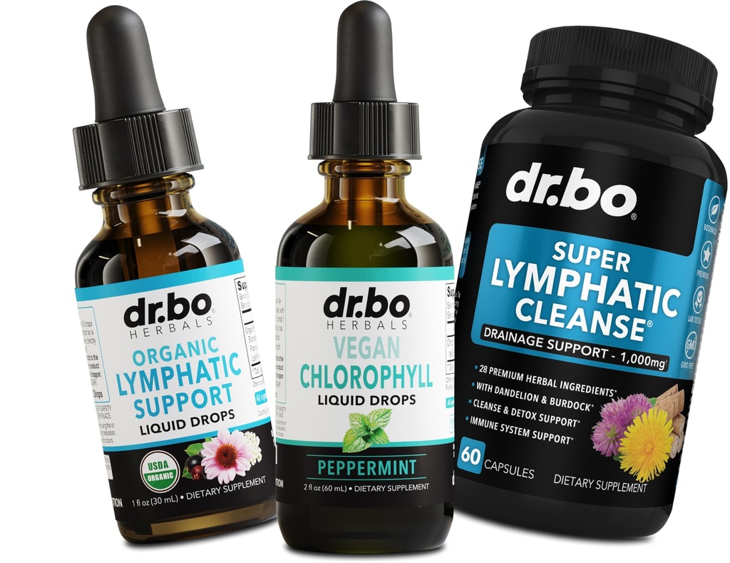 Chlorofil Ciecz Krople Detox ciała i Lymphatic Dreanage Pills - Wegan Chlorofil Odor Cleanse Supplement Wewnętrzny Deodorant - Organic Lymphatic Support Liquid Drops Lymph Node Dreanage