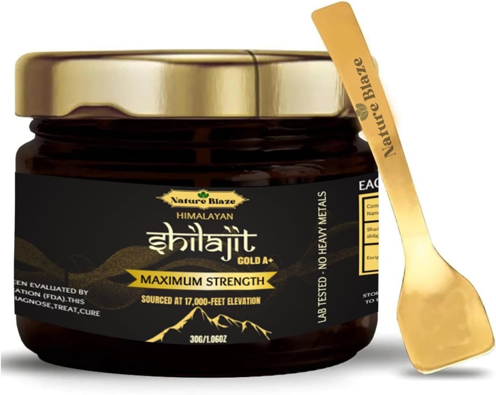 Czysta naturalna żywica himalajska Shilajit dla mężczyzn i kobiet na rzecz zwiększenia energii i wsparcia immunologicznego (30Gm / 1,0 unce)