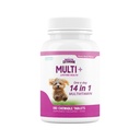 Zdrowotność Lifetime Multivitamin i Mineral Tablets for Dogs & Puppies, 180 Tablets - Immune, Trawienie, Wspólne Wsparcie, Coat & Skin Health