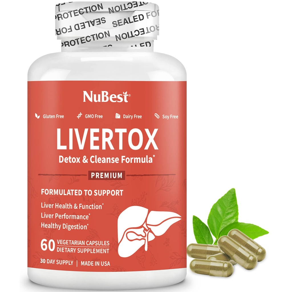 English Tox - Advanced Liver Detox & Cleanse Formula - Herbal Liver Support with Milk Thistle, Turmeric, Artichock, Dandelion, Beet & Zinc pomaga wątrobę Funkcje & trawienie 124; 60 Kapsułki wegańskie