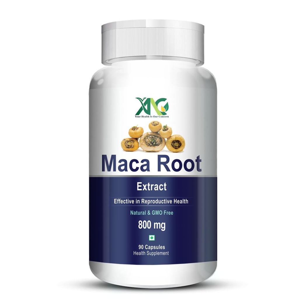 ANC Maca Root Extract 800mg For Reproductive Growth Improves Energy and Stamina Good For Men and Women 90 Capsules Pack of 1