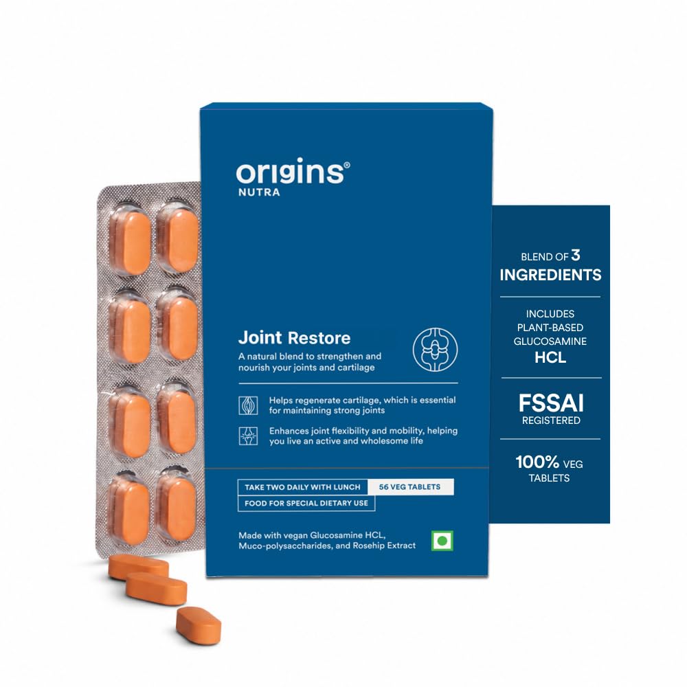 Origins Nutra Joint Restore | Plant-Based Glucosamine HCL + 2 Ingredients