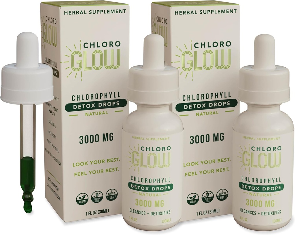 Chloroglowa ciecz Chlorofil tlen Krople 3000mg do 124; Suplement Metabolizm do 124; Wsparcie immunologiczne do 124; Detox naturalny do 124; Choroba Altitude Aid do 124; Dezodorant ciała 30ml (Opakowanie 2)