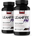 Siła czynnika LeanFire PM, Weight Loss Pills for Women and Means, Fat Burner and Overnight Weight Loss Pills to Burn Fat, Boost Metabolizm, z Melatonin, 60 Count (Pack of 2)