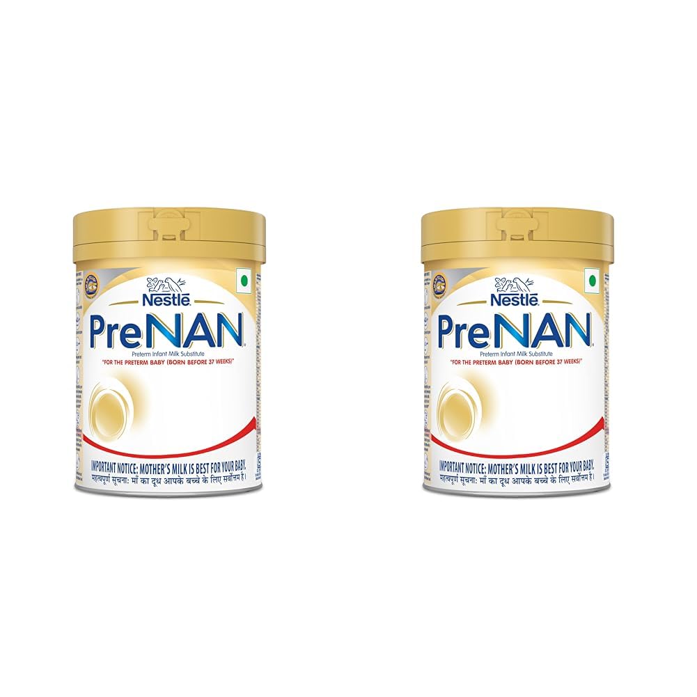 Nestlé Toddler Prenan Powder Pre-Term Food For Special Medical Purposes For Babies Born Before 37 Weeks 400g (Pack of 2)