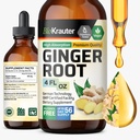 BIO KRAUTER Ginger Root Extract - Natural Ginger Supplements for Total Wellness - Alcohol and Sugar Free - Vegan Drops 4 Fl.Oz.