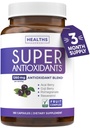 Super przeciwutleniacze suplement dla kobiet i mężczyzn - Wysoka moc Herbal & Fruit Mieszanka z Acai, Goji, Granat, Elderberry & Resveratrol do pielęgnacji skóry i wsparcia immunologicznego - Vegan & Non-GMO - 180 Kapsułki