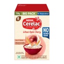 Nestlé CERELAC Baby Cereal Wheat Apple Cherry, No Refined sugar STG-2, 720g