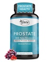Pure By Nature Prostate Supplement for Men, Beta Sitosterol Prostate Health Supplement with Cynk for Urnary Tract Support, Ease Frequent Urnation & Ulepszony sen, Gluten- Free, Non-GMO 90 Kapsułki