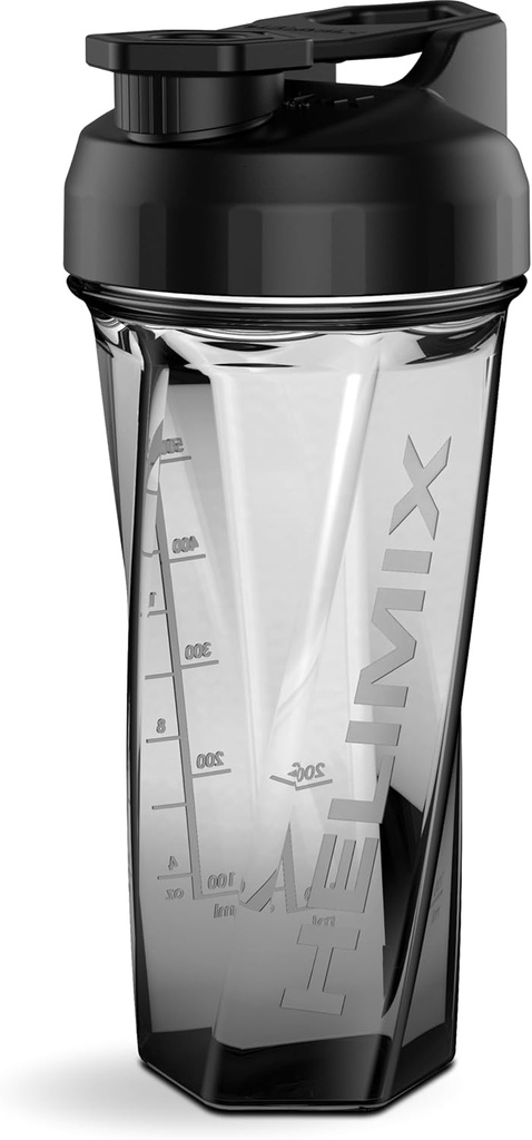 HELIMIX 2.0 Blender Blender Butelka shaker trzyma się do 28oz 124; No Blending Ball lub Whisk Between 124; USA Made 124; Przenośne pre Workout Serwatka Protein Shaker Cup 124; Mixes Cocktails Smoothies Shakes Shakes 124; Top Rack Safe