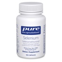 Czyste enkapsulacje Selenium - 200 µg - dla zdrowej funkcji komórkowej, układu immunologicznego i przeciwutleniaczy Osłony - Suplement mineralny - Vegan & Gluten Free - 180 Kapsułki