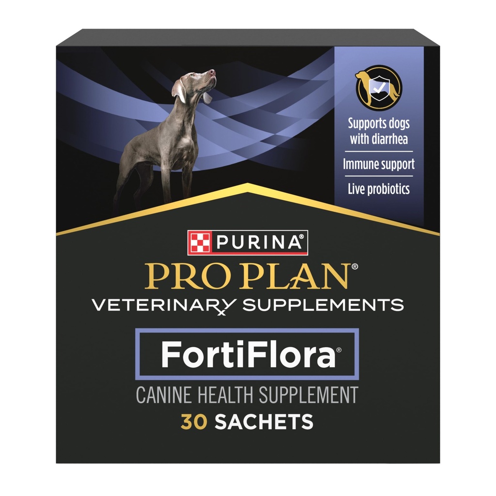 Purina Pro Plan suplementów weterynaryjnych FortiFlora Dog Probiotic Supplement, Supplement Nutritional Supplement - 30 ct.