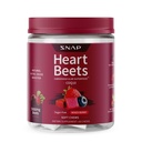 Supplements Snap Heart Beets Organic Beet Root Soft Chews, Cardival Supplement for Men & Women, CoQ10 & Red Spinach, Heart Health & Circulation Support, Sugar Free, Mieszane Berry, 60 Chews