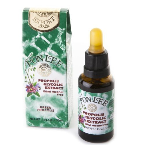 Pon Lee Brazylia Green Bee Propolis Liquid Extract No Alcohol 30ML 1 Pack