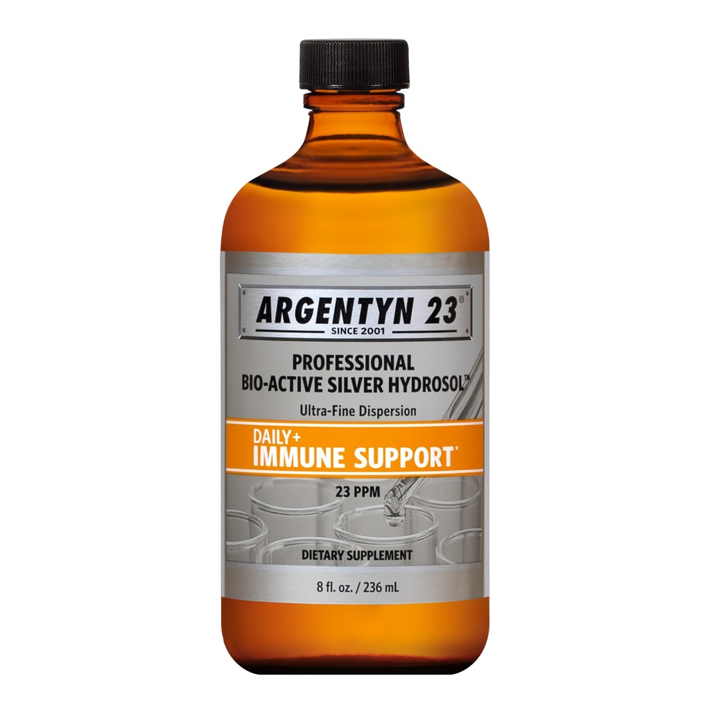 Argentyn 23 Profesjonalne wsparcie immunologiczne - Srebrna koloidalna, Bioaktywna Silver Hydrosol, 23 ppm, Liquid Twist Top, 8 Fl Oz (236 ml)