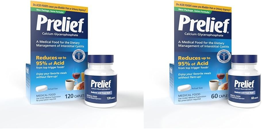 Prelief Acid Reducer Caplets Suplement diety, 120 i 60