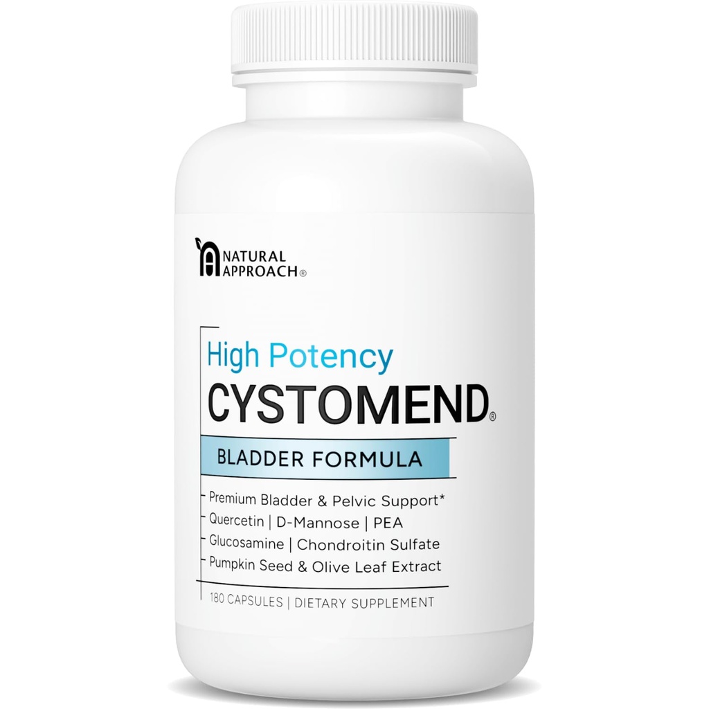 Bladder & Pelvic Discomfort Formula (High Potency) - Supports Less Flares & Urgency* - Premium Bladder Support for Women & Men - USA Manufactured & Third-Party Tested - 180 Capsules