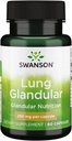 Swanson Raw Lung Glandular 250 Miligramów 60 Kapsułki