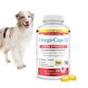 Omega- Czapki ES dla dużych i gigantycznych psów - Omega 3, Witaminy, Minerały, Przeciwutleniacze - Wsparcie układu immunologicznego, Łączniki, Serce i Mózg - 250 Kapsułki Softgel