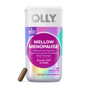OLLY Mellow Menopauza Suplementy dla kobiet, Wspiera gorące błyski, suchość pochwy & Okazjonalne Mood Swings, * Estro- G100 ®, GABA, Kapsułki wegańskie, 1 Miesiąc dostaw - 30 Count