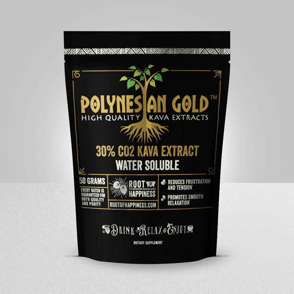 Polynezyjski Gold ™ Rozpuszczalny w wodzie Co2 Kava Extract- 50g Torba