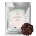 Starwest Botanicals Organic Hawthorn Berries Whole - Suszony Loose Leaf Herb na herbatę, Jam, & Ekstrakty ziołowe, Natural Digestion Support, Certified Kosher, Non-GMO - Bulk 1 lb Bag