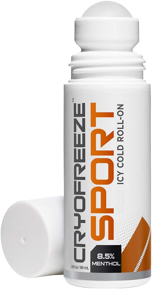 OMAX CryoFreeze Menthol Roll On, artretyzm, plecy, mięśnie i joint Made in USA (3 fl oz)